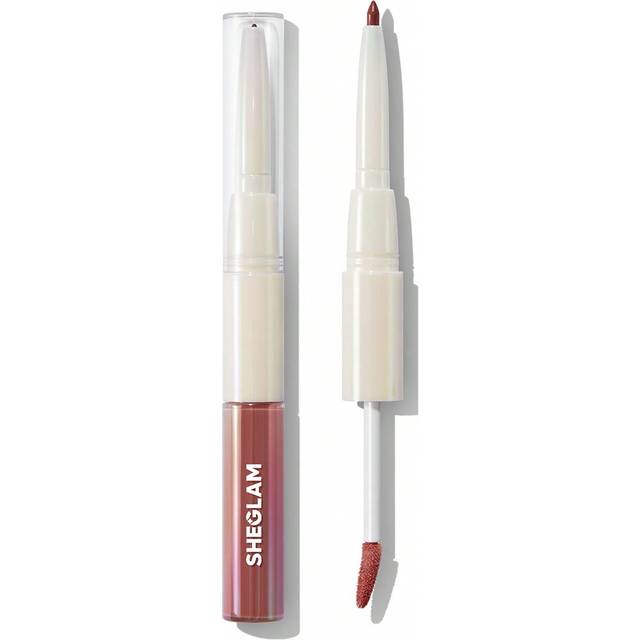 SHEGLAM Lip Rules Liner & Gloss Pen-Play Fair 2-In-1 Moisturizing Liquid Lipstick Dewy High Pigment Lipliner Lip Combo Hydrating Reduce Lip Fine Lines Lip Mak