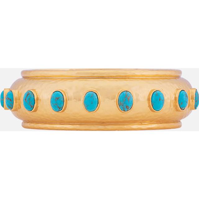 Ava Golden Turquoise Bangle Multi, O/S