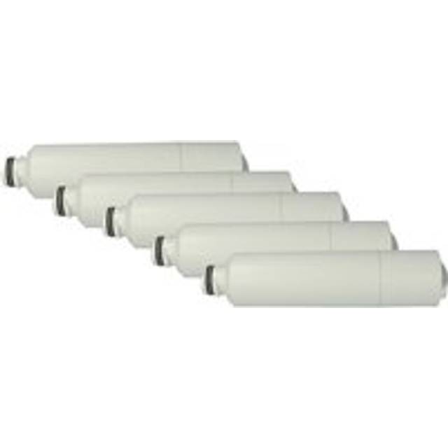 5x Fridge Water Filter compatible with Samsung RF25HMEDBBC, RF25HMEDBSR, RF24-Series French Door Refrigerator - Vhbw