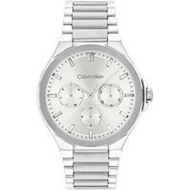 Calvin Klein Damenuhr Twisted Bezel 25100055 - silber