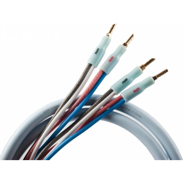 Supra Quadrax Combicon Single-Wire, högtalarkabel stereopar 2x2.5 mete