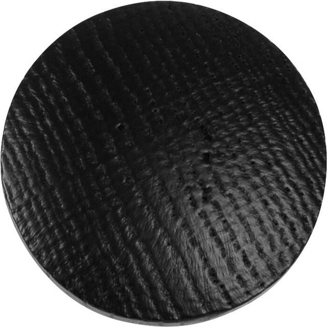 Wood knob / hook 2-pack, &Oslash;2.5 cm, black painted oak
