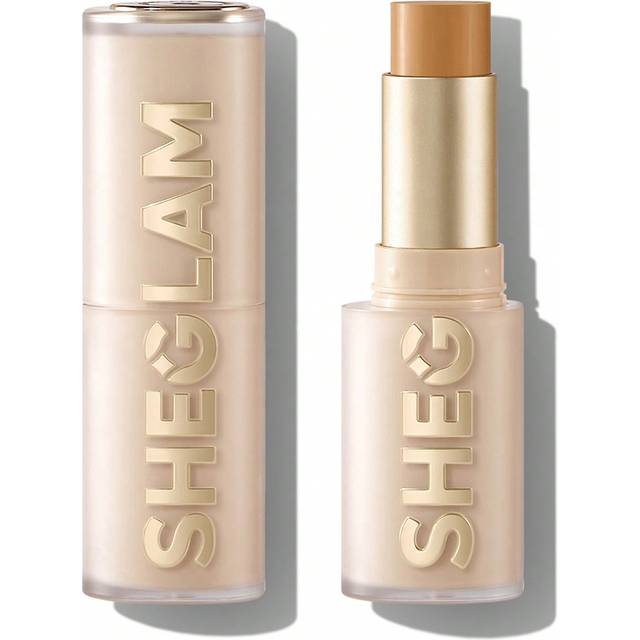 SHEGLAM Skin Magnet High Coverage Foundation Stick-Golden Long-Lasting Poreless Flawless Easy To Use Full Coverage Foundation Stick For All Skin Type Non-Fadi