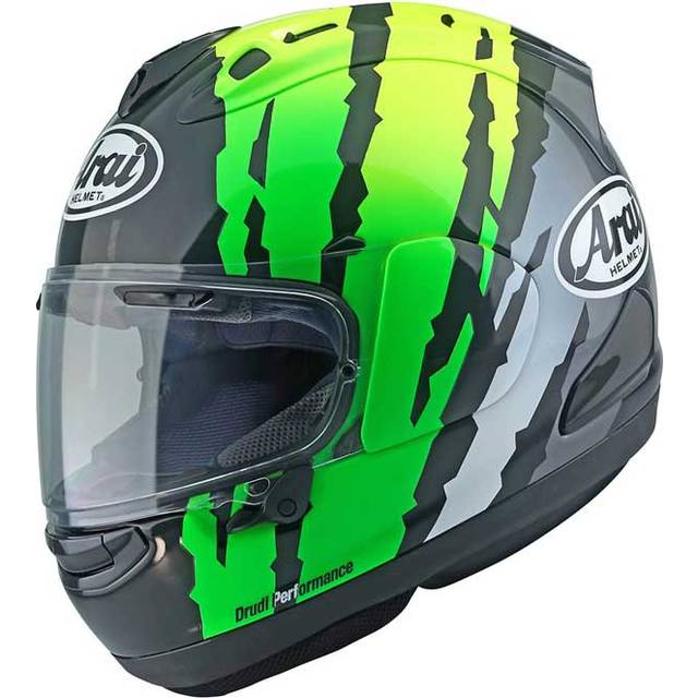 Arai RX-7V Evo Blade, full face helmet , color: Black/Silver/Neon-Yellow/Neon-Green , size: M