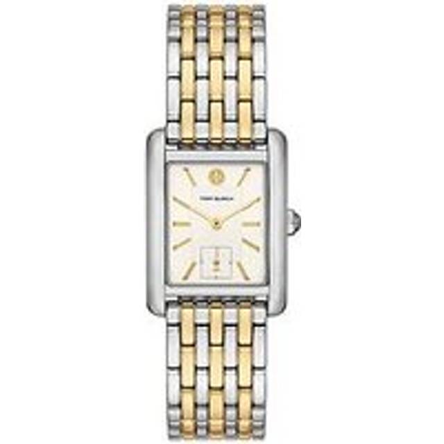 Tory Burch The Eleanor Three-Hand Two-Tone Stainless Steel Watch, Multi, Women - Print