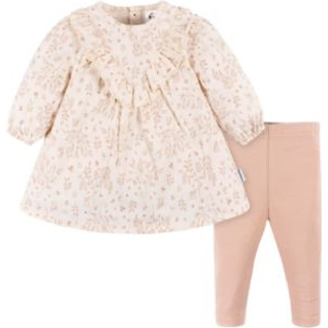 Gerber Baby Girls' 2-Piece Dress & Legging Set  Woodland  12 Months