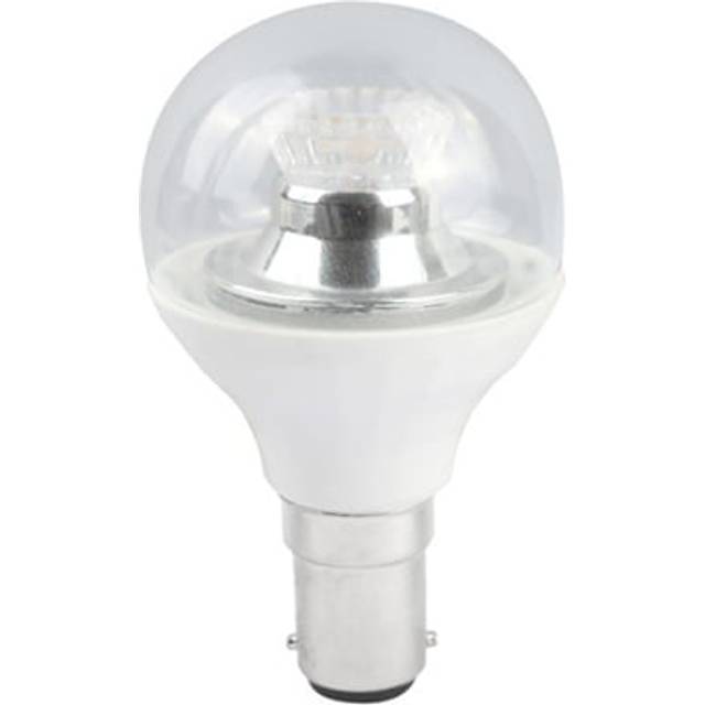 Bell Clear Round Dimmable Cool White LED Ball Bulb 2.1W B15