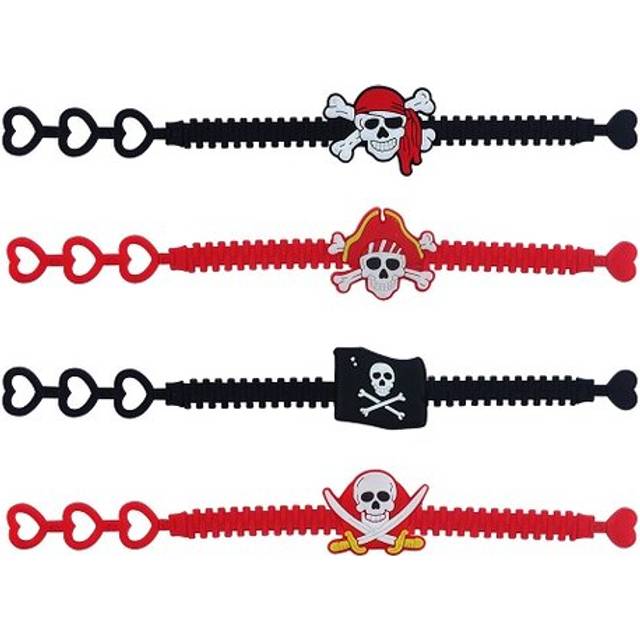 6 Pirate Adjustable Bracelets
