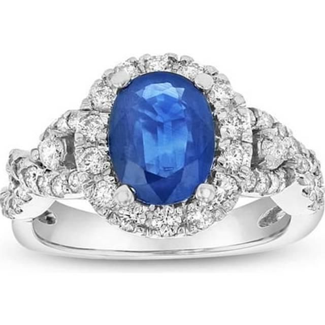 Louis Creations RL2105SD-5 2.50 CTW Diamond & Sapphire Ring, 14K Gold - Size 5
