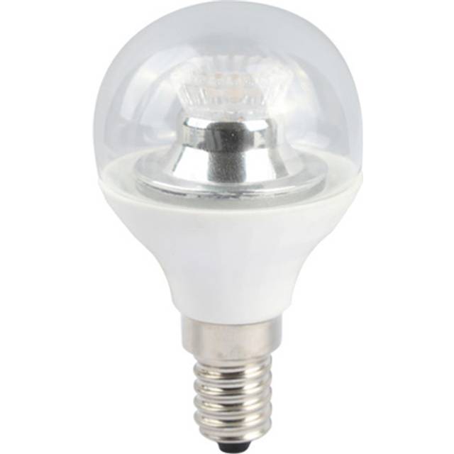 Bell Clear Round Dimmable Cool White LED Ball Bulb 2.1W E14