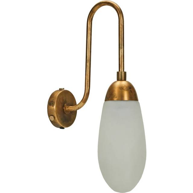 House Doctor Drop wall lamp Antique brass