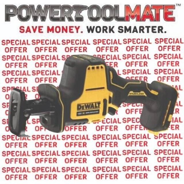 DeWalt DCS369NT Cordless 18V XR Brushless Compact Reciprocating Saw With Tstak Case