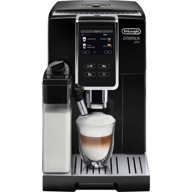 De'Longhi Dinamica Plus ECAM370.70B - Automatisk kaffekokare med mjölkskummare - 19 bar - svart