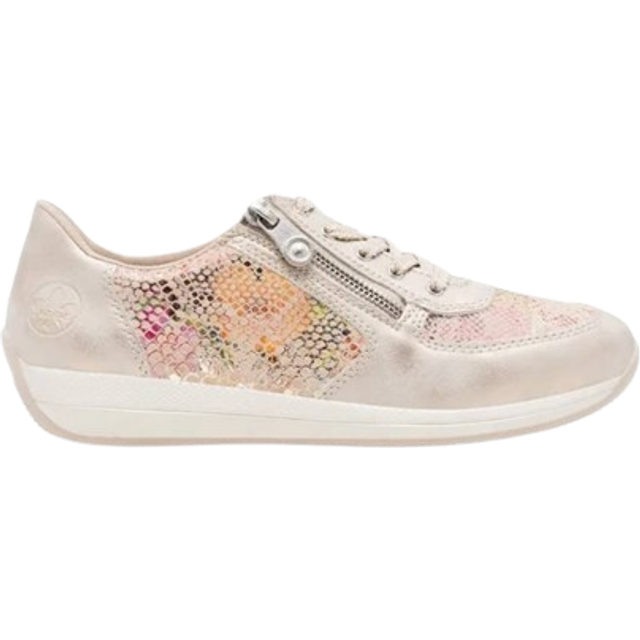 Rieker dam N1112 sneakers, färgglada, 40 EU breda, färgglad, 40 EU Weit