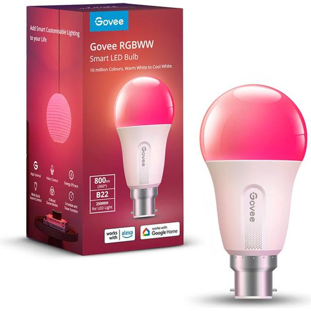 Govee - WiFi & Bluetooth Smart Light Bulb - E27 - 800lm