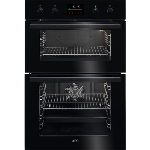 AEG DCB535060B Built In Multifunction Electric Double Oven - Black