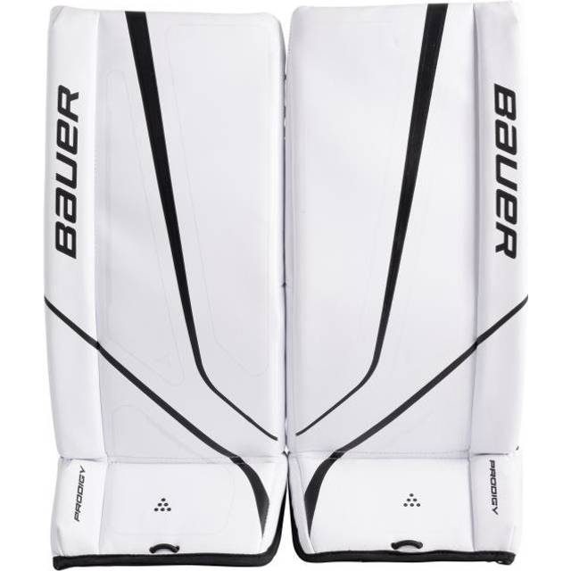 Bauer Målvaktsbenskydd Prodigy Yth - Vit/Svart (S)
