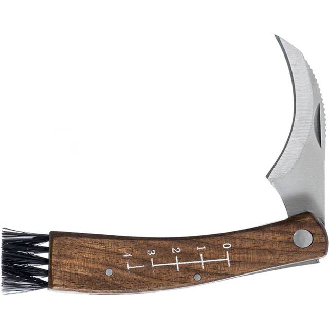 Svampkniv Med Fodral Svart/Brun