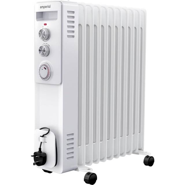 Emperial 11 Fin Oil Filled Radiator Heater 2500W - White