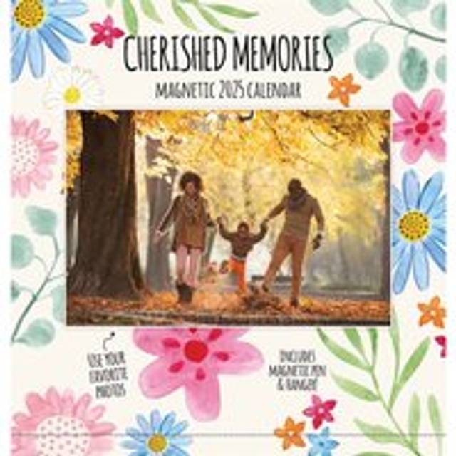 Cherished Memories Magnetic Photo Mini Calendar 2025