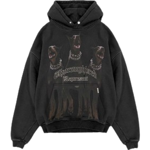 Black Hooded Sweatshirt