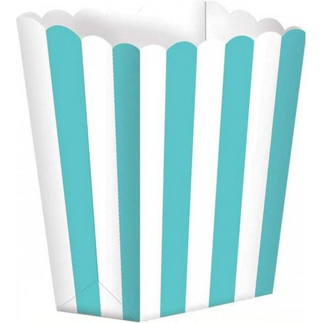 Amscan Paper Striped Popcorn Holder (Pack of 5)