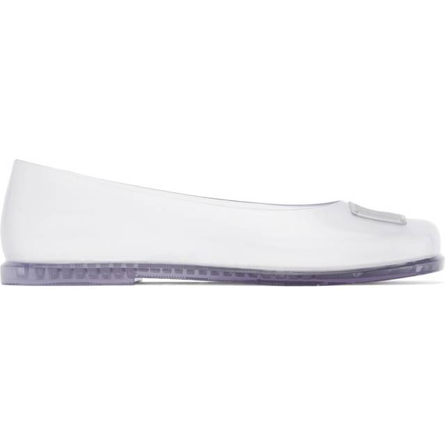 MARC JACOBS x Melissa Ruby Clear Ballet Pumps Size: 7, Colour: Clear