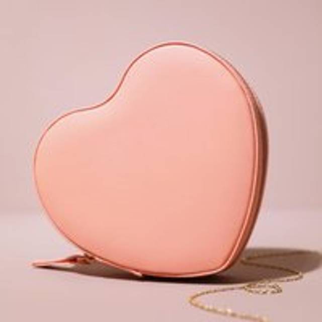 Heart Travel Jewellery Case in Pink - pink - one size