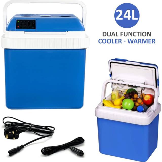 (24L) 24L/26L Cooler Hot/Cold Portable Cool Box Car Home Electric 240V AC / 12V DC