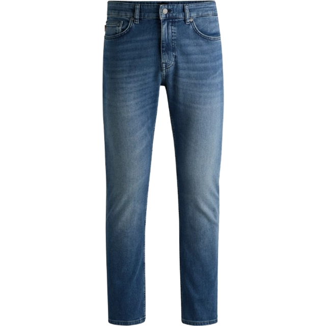 Men's BOSS Orange DELAWARE BO Mens Slim Fit Comfort-Stretch Blue Jeans NOS - Size: 34/32