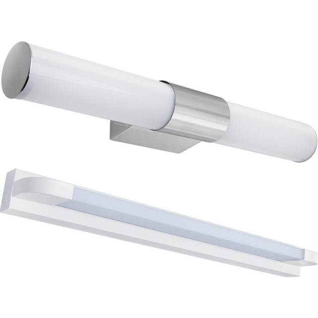 Modern adjustable twin led mirror picture bathroom wall light ip44 cool white