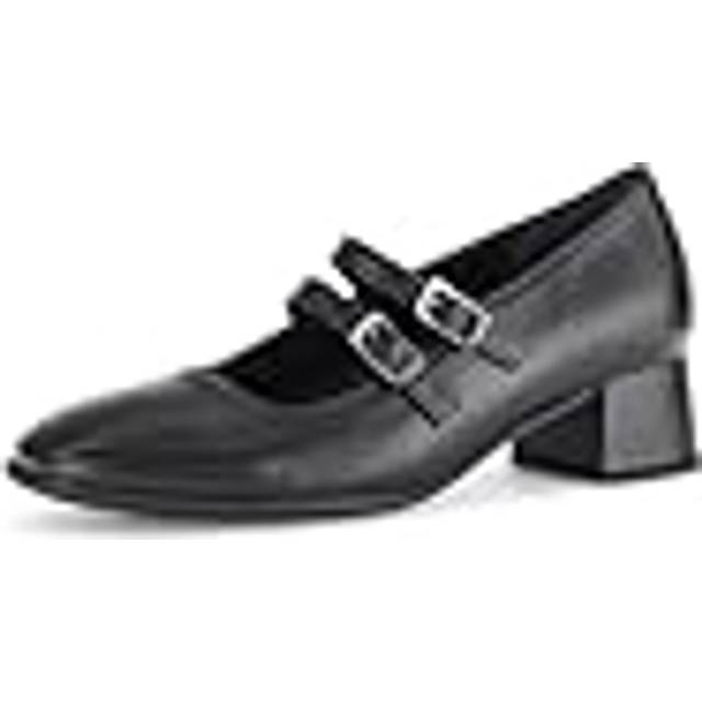 Gabor - Svarta pumps i skinn storlek 5 Klackskor - Black (5)