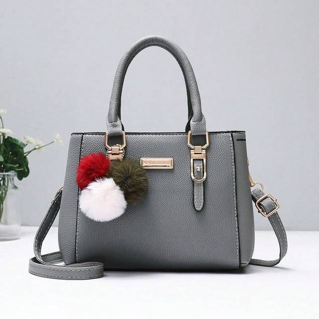 SHEIN Fashionable Minimalist Handbag With Gift Pendant, Best Mothers Day Gift Ideas, Mother Day Gifts, Mom Gifts, Mommy&#39;s Essentials, Mommy Bag For Going Ou