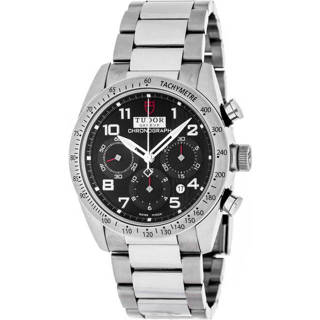 TUDOR Fastrider 42mm Chronograph SS Black Dial Men's Watch 42000-95730 - 42 mm