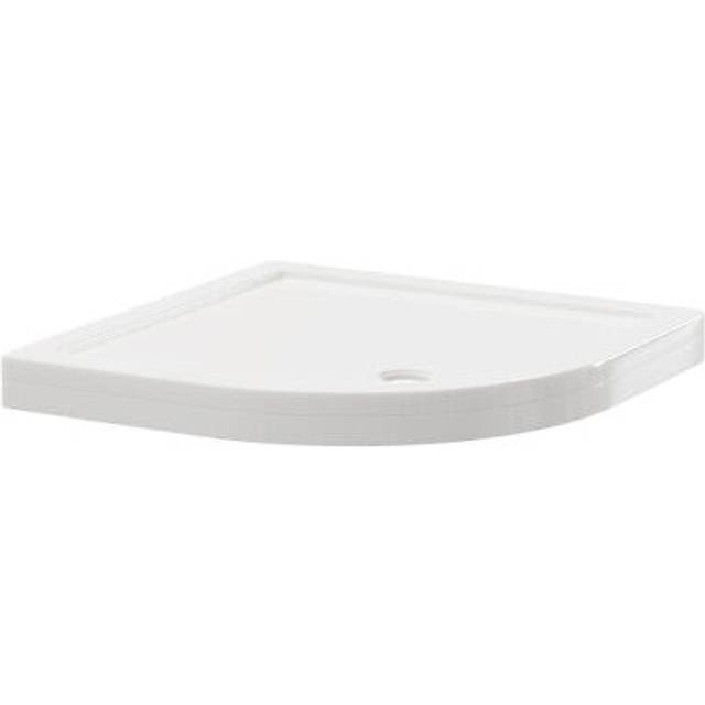 Wholesale Domestic Pearlstone Quadrant Shower Tray and Plinth | White | Plastic/Stone Resin | 800mm x 800mm x 40mm