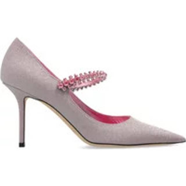 Womens Bing Pumps CrystalEmbellished Heels Wo - Pink - 3.5