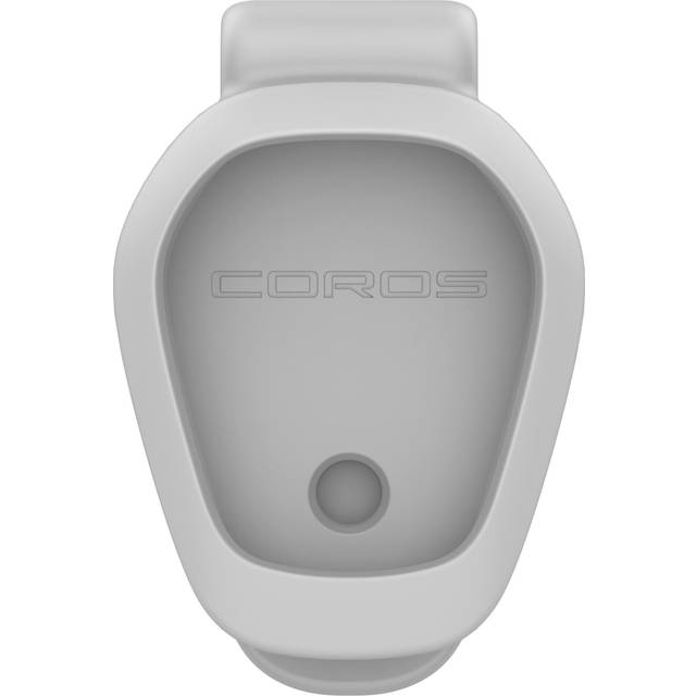 Coros Acc POD 2 Midjeband - Grå, perfekt för löpare som vill ha exakt mätning och komfortabel bäring.