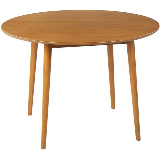 Beliani Dining Table RADAN Brown 110 cm 110 cm Wood