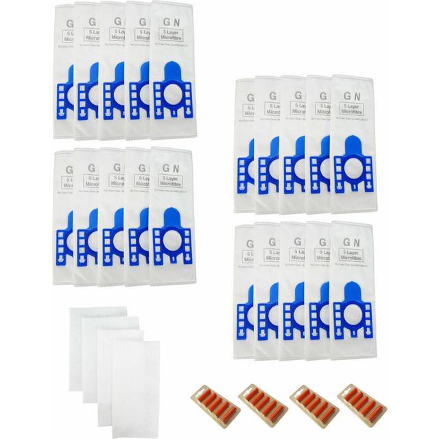 10 vacuum hoover bags & filters for miele gn c1 c2 c3 powerline silence ecoline
