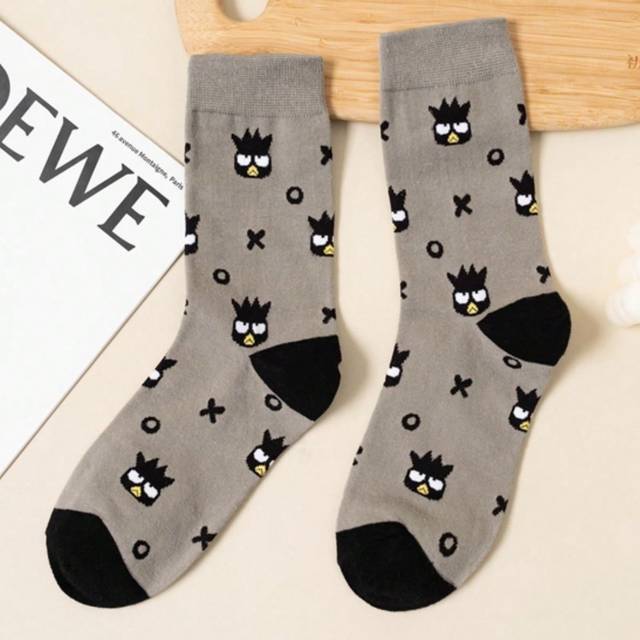 Sanrio SANRIO 1 Pair Of Mid Length Socks, Personalized, Fun, Rich And Colorful, Creative Anime Cartoon Design, Holiday Gifts, Comfortable And Breathable, Imp