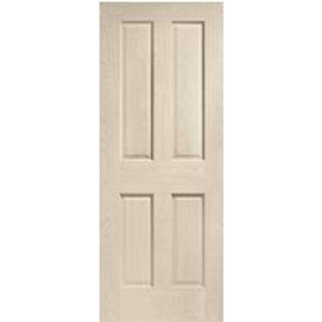 Internal Oak Victorian 4 Panel (1981mm H x 686mm W x 35mm D)