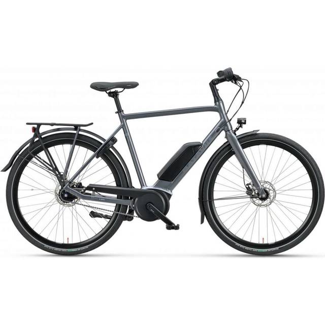 Batavus Razer E-Go LTD | Elcykel Mittmotor | Lågt insteg | Grå
