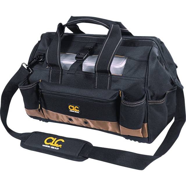 CLC Custom Leathercraft 1534 16 in. Tote Bag with Top Plastic Tray  23 Pocket