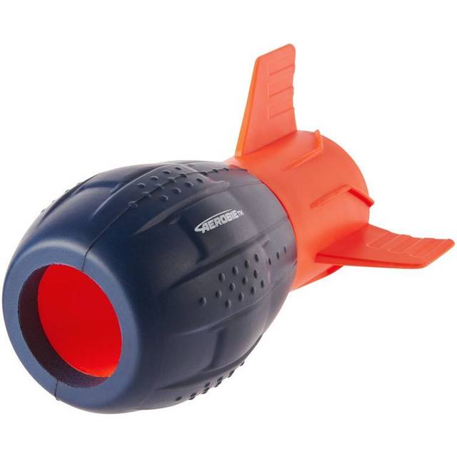 Aerobie Super Sonic Fin Catch fotboll, utomhusleksak av mjukt material, för barn och vuxna från 8 år, blå/orange