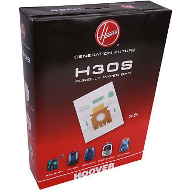 Genuine hoover h30s super vac t series vacuum cleaner dust bags 5 pack