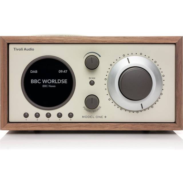 Tivoli Audio Model One+ radio, grå/vit
