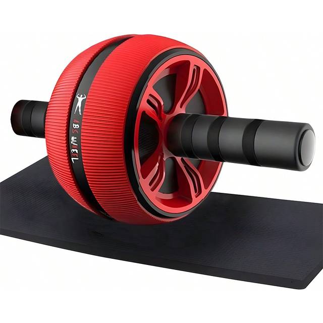 SHEIN Abdominal Roller, Abdominal Muscle Training Equipment, Home Fitness Exercise Wheel, Widened Abdominal Machine With Knee Pad Attachment, Gym, Sport, Gy
