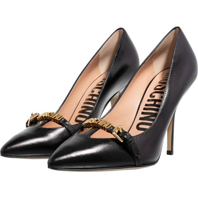 Moschino Pumps & High Heels - Mini Lettering - black - Pumps & High Heels for ladies - 5 (UK)