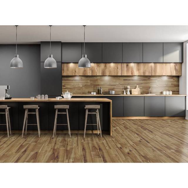 Kaindl Gloss 8mm Laminate Flooring 2.2m2 - Hickory Bravo - Brown