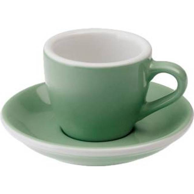 Espresso cup with a saucer Loveramics Egg Mint, 80 ml